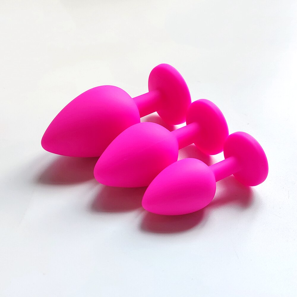 S/M/L Silicone Butt Plug Anal Plugs Unisex Sex Stopper 3 Different Size Adult Toys for Men/Women Anal Trainer for Couples SM Adult Products cb5feb1b7314637725a2e7: Black-L|Black-M|Black-S|Pink-L|Pink-M|Pink-S|Purple-L|Purple-M|Purple-S|Red-L|Red-M|Red-S