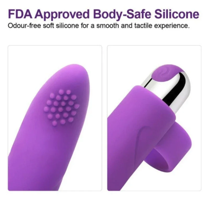 10 Modes Finger Vibrator Clitoris Massage G Spot Stimulation Rechargeable Vibrating Egg Sex Toys For Women Masturbation Sex Toys For Women cb5feb1b7314637725a2e7: Purple|Red