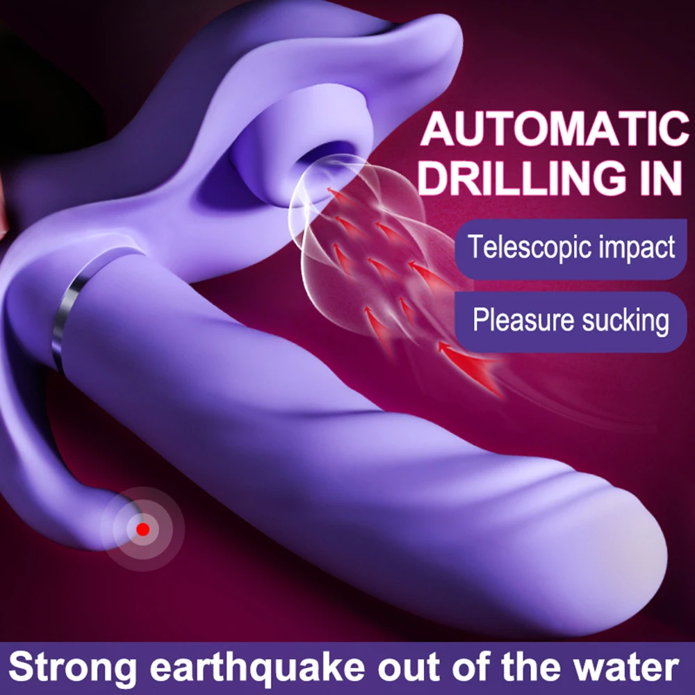 10 Modes Telescopic Vibrators For Women Clitoris Stimulator Anal Plug Vagina Sucker Masturbator Mute Waterproof Adult Sex Toys Best Sellers cb5feb1b7314637725a2e7: Purple