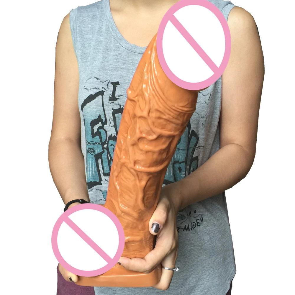 14.56″ 370mm Extreme Big Realistic Dildo Super Thick Huge Dildo Penis Dick Dong Women Sex Toy sex product Dildos cb5feb1b7314637725a2e7: Black|Brown|Flesh