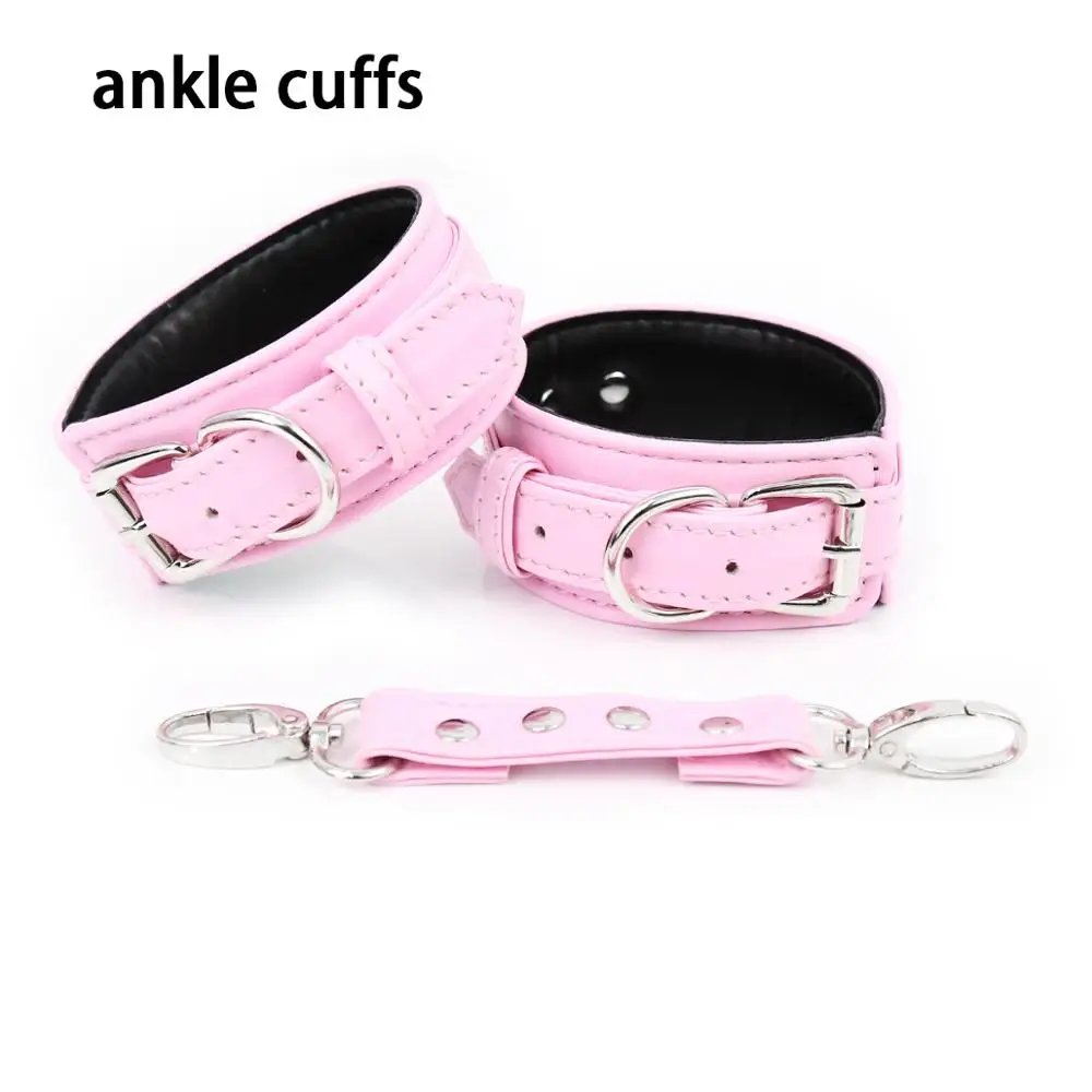 pink ankle cuffs