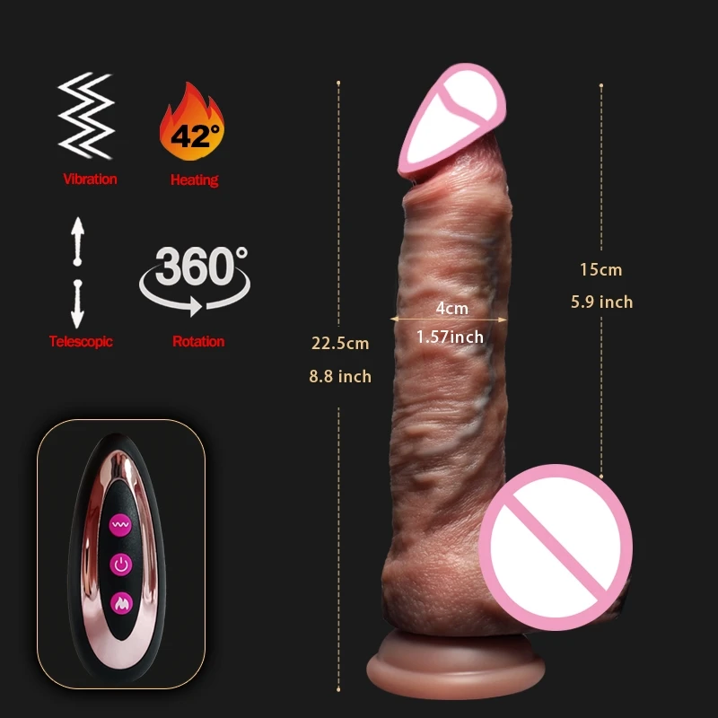 22.5 cm Realistic Dildo Telescopic Vibrator Female Stimulator 8.8 inch Big Penis Anal Plug Man Real Penis Sex Toys for Women Sex Toys For Lesbians 1ef722433d607dd9d2b8b7: China|Russian Federation