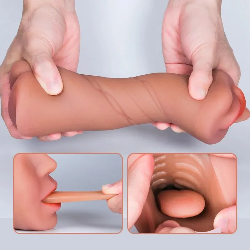 3 IN 1 Sex Toys Masturbation For Men Deep Throat Artificial Real Pussy Oral Male MasturbatorBlowjob Realistic Rubber Vagina Sex Toys For Men cb5feb1b7314637725a2e7: 2 IN 1 flesh|3 IN 1 brown|3 IN 1 flesh|Real Vaging-anal