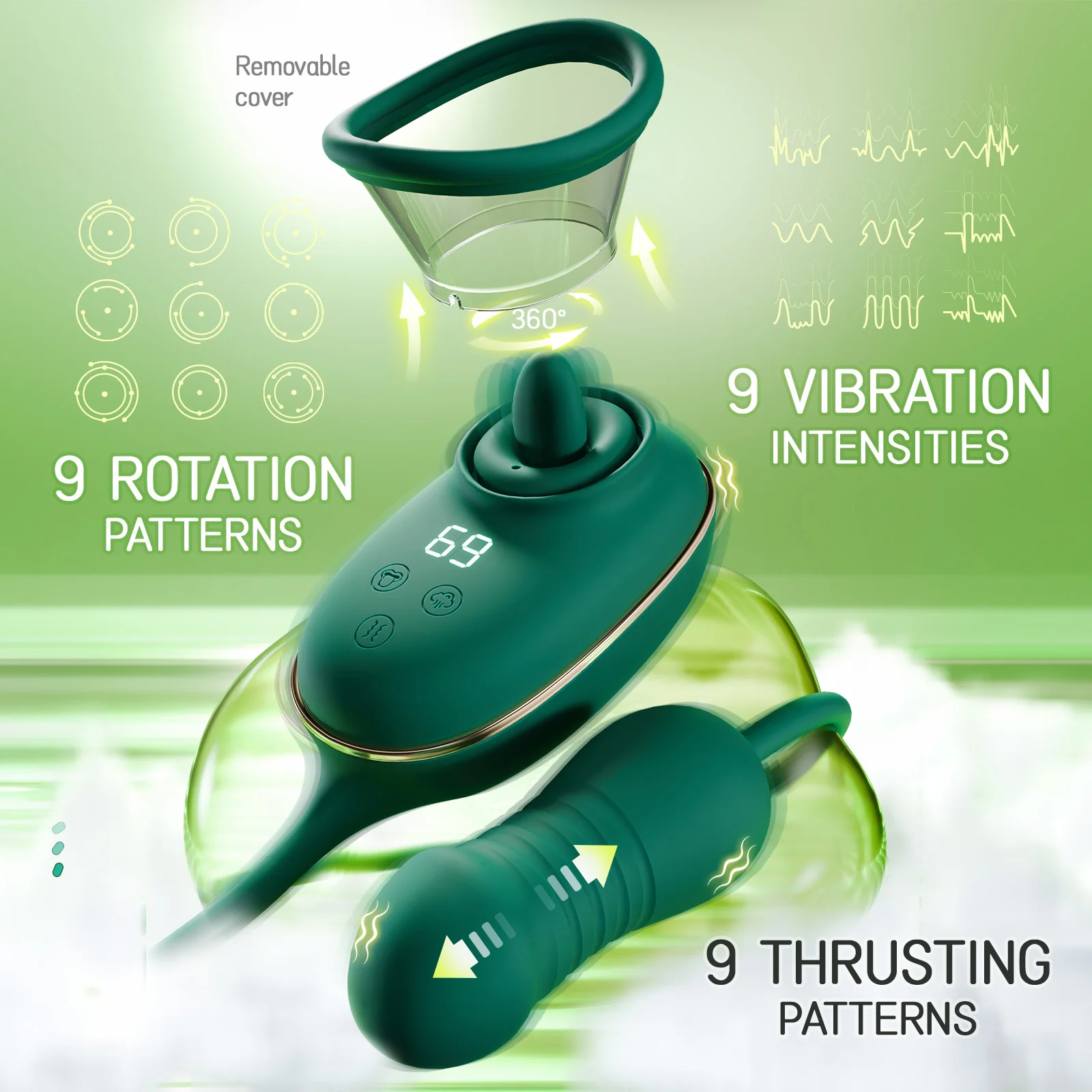 3 in 1 Vacuum Licking Vibrator for Women G Spot Massager Clitoris Stimulator Nipple Sucker Thrusting Dildo Sex Toys for Adult Trending Now 1ef722433d607dd9d2b8b7: China