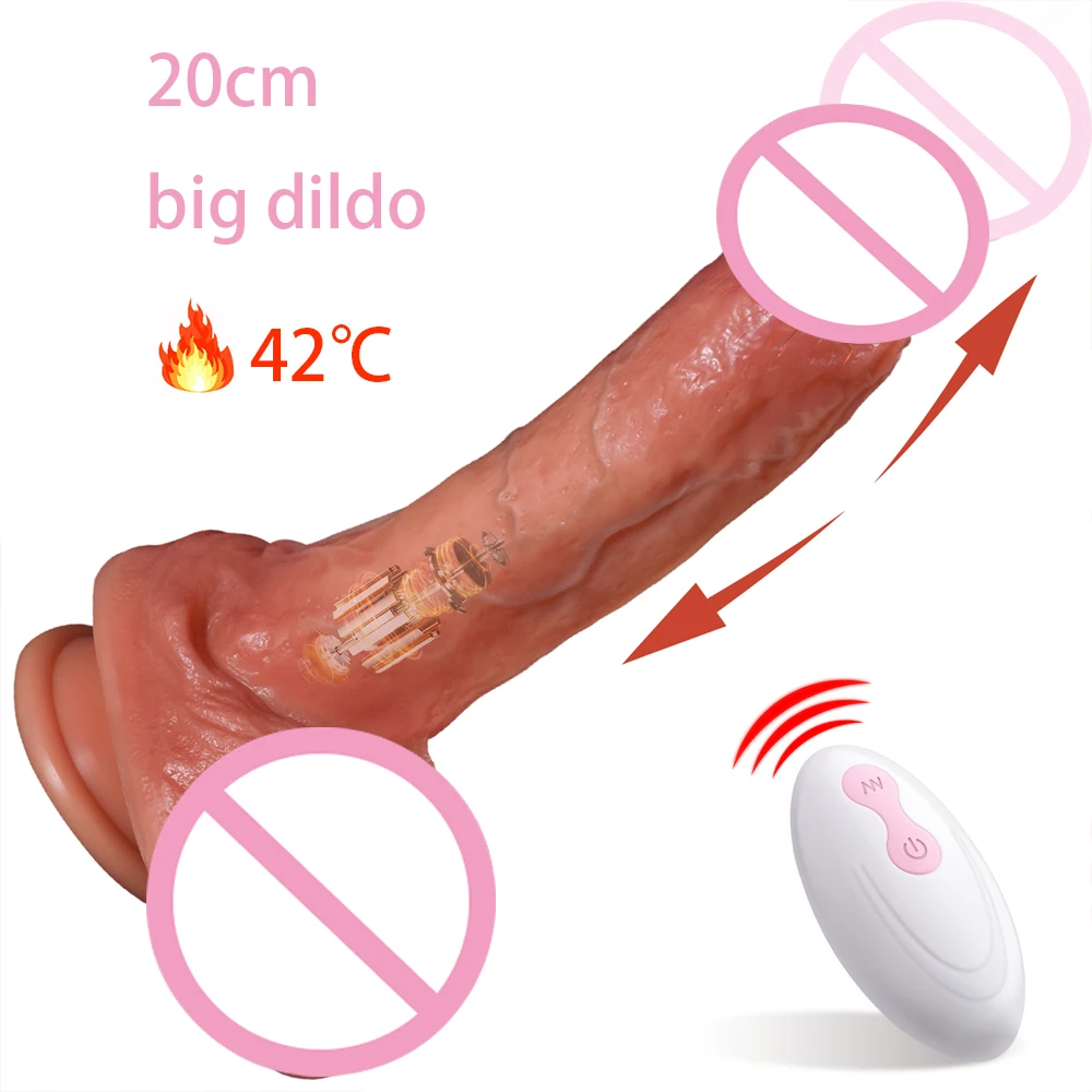 AAV Realistic Penis Remote Control Rotation Thrusting Dildo Vibrator Anal Sex Toy for Women Gay Suction Cup Big Dick Masturbator Dildos cb5feb1b7314637725a2e7: 8.2 Inch
