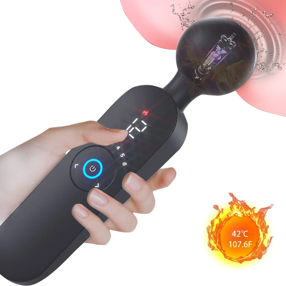 AV Vibrator Female Magic Wand for Women Clitoris Stimulator 12 Modes Heating Powerful Massager Adults Goods Sex Toys for Womans Vibrators cb5feb1b7314637725a2e7: A lot of ability|A lot of ability Box|Only vibration|Only vibration Box