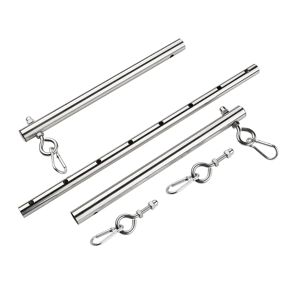 BDSM Bondage Kit Stainless Steel Extendable Spreader Bar Slave Handcuffs Ankle Cuffs Fetish Restraints Set Sex Toys for Couples Bondage Gear 1ef722433d607dd9d2b8b7: China|Russian Federation