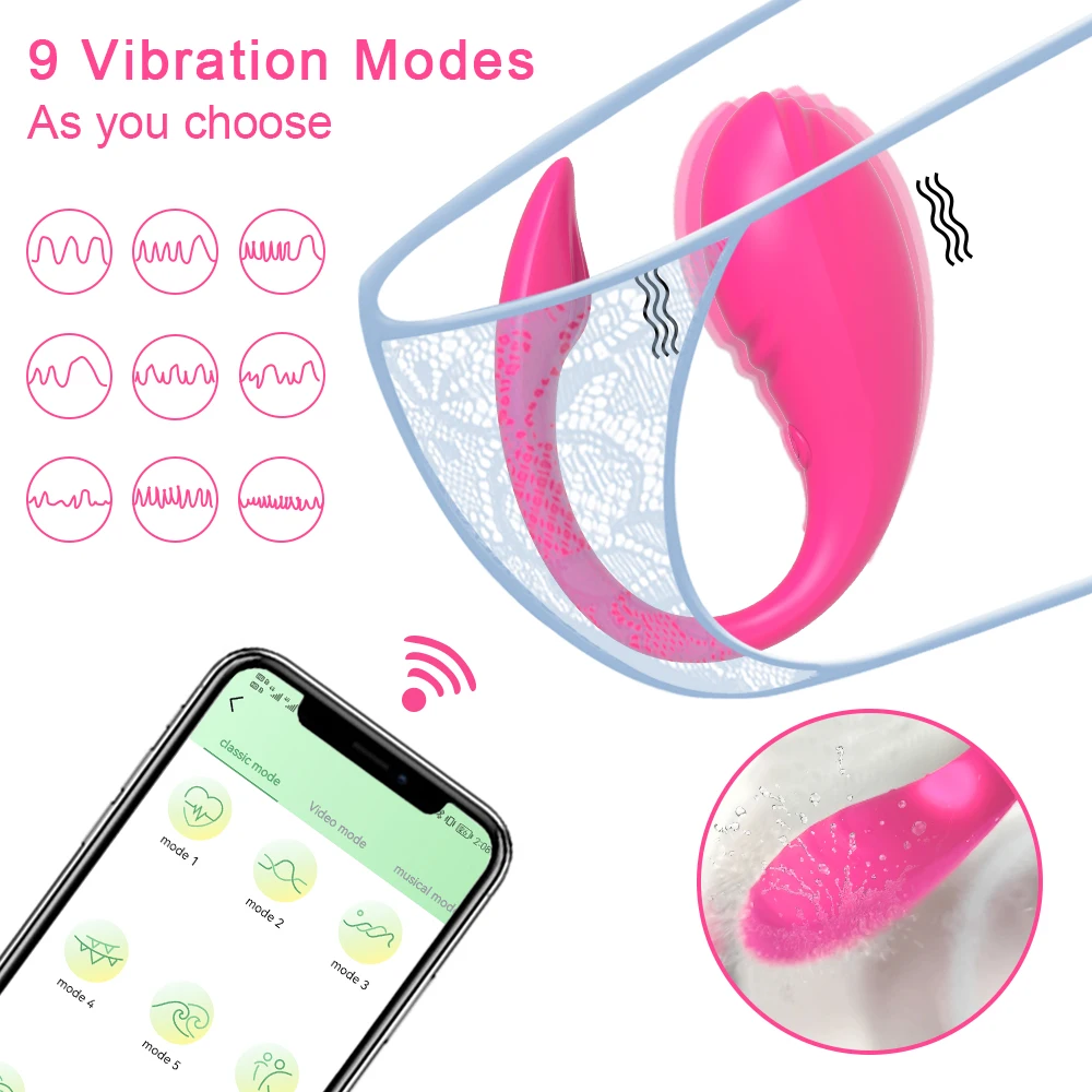 Bluetooths Dildo Vibratior Egg for Women Female Wireless APP Remote Control Wear Vibrating Egg Panties Toy Sex for Adults Shop Trending Now 1ef722433d607dd9d2b8b7: China|Russian Federation