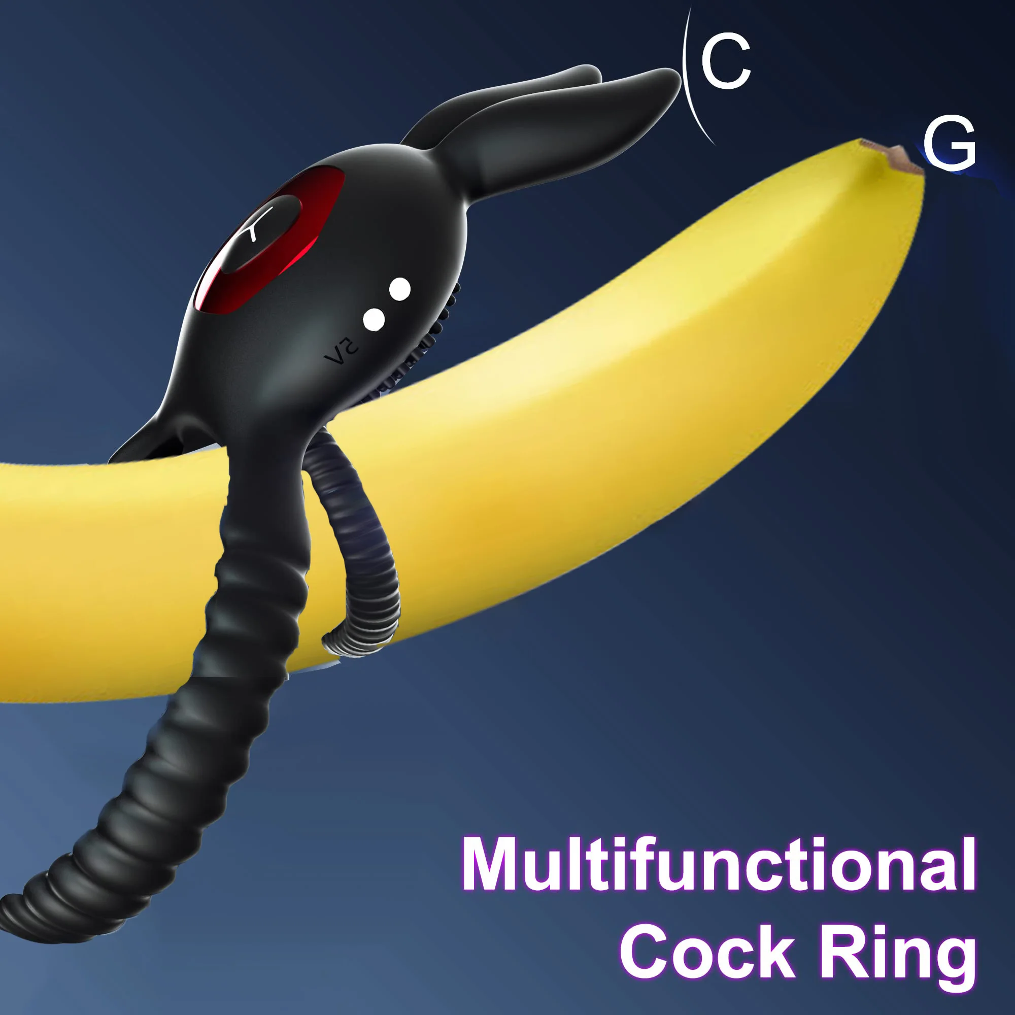 Cock Ring for Men Remote Control Rabbit Dual Vibrating Penis Rings for Ejaculation Delay Testis Stimulation Sex Toy for Couples Sex Toys For Men Sexually Suggestive: No