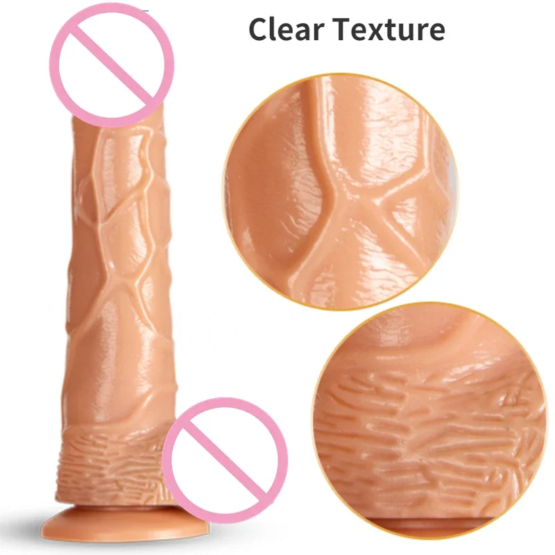 Dildo Realistic with Suction Cup Dildo for Anal Big Penis for Women Sex Toys Female Masturbator Adult Sex Product Toys Adult Dildos cb5feb1b7314637725a2e7: L|M|S