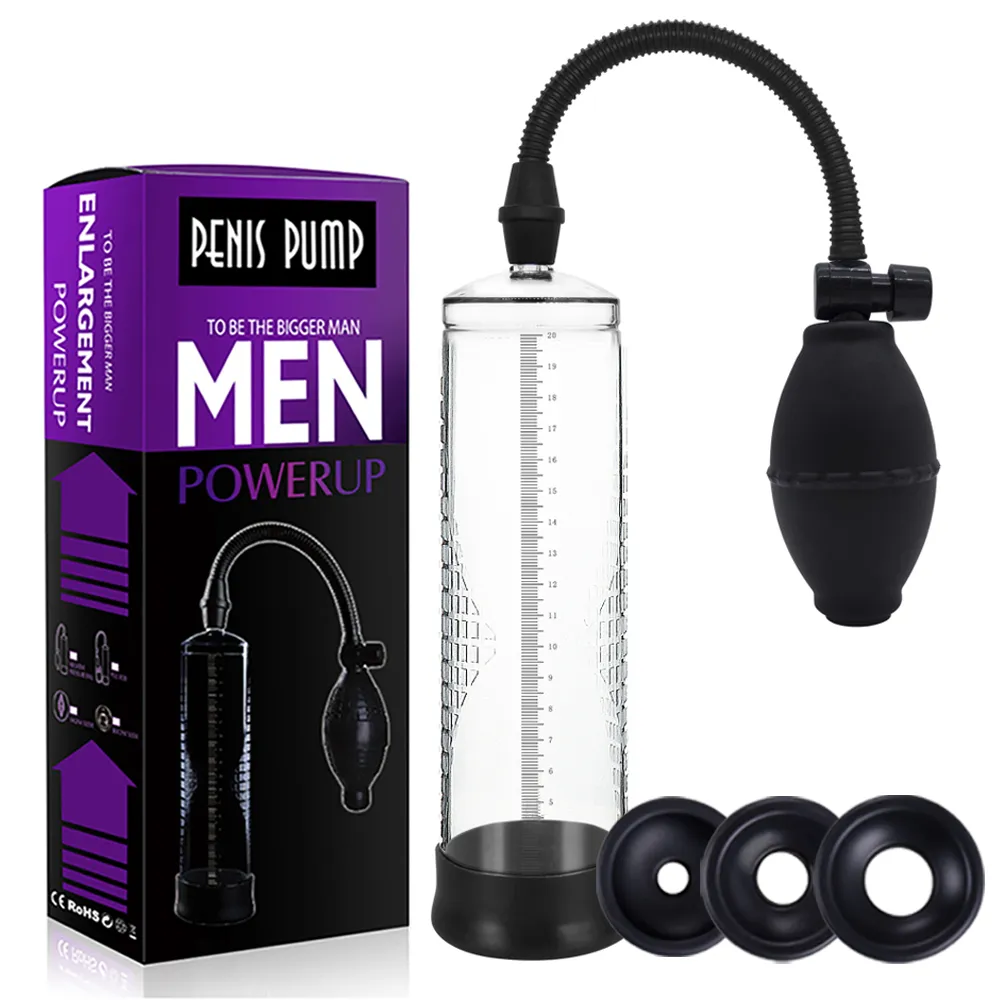 Effective Penis Pump Enlargement Vacuum Dick Extender Men Sex Toy Increase Length Enlarger Male Train Erotic Adult Sexy Product Sex Toys For Men cb5feb1b7314637725a2e7: 1 Set|All style|More 3 rings|More Fake vagina