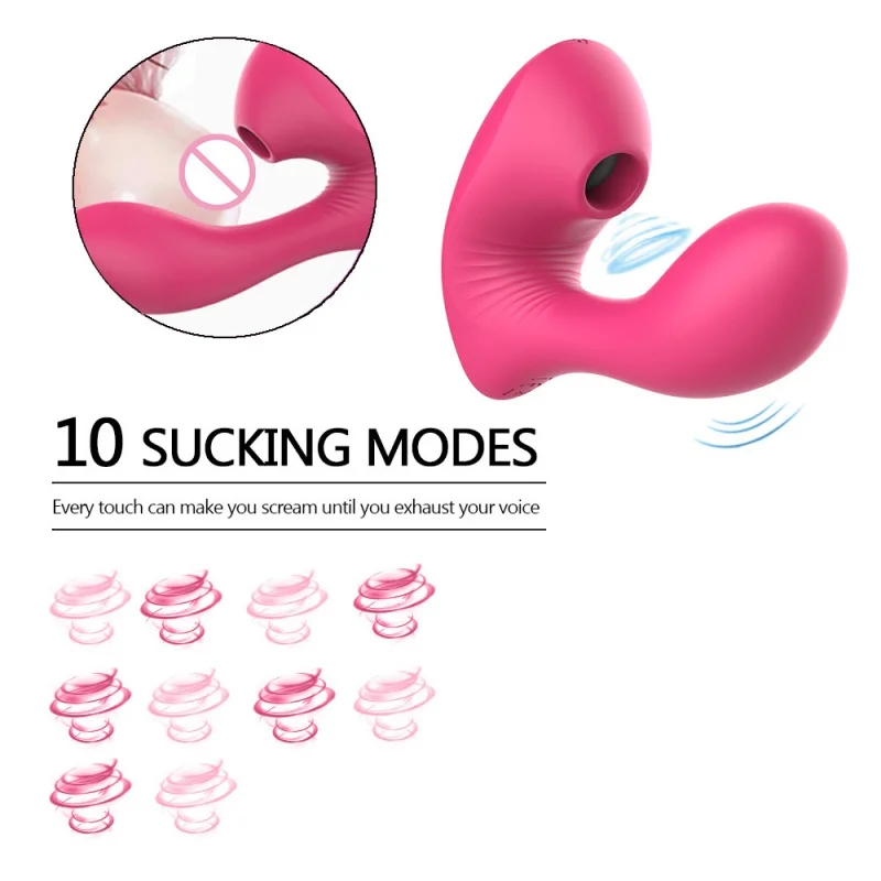 Enchantress Sex Toys Adult Supplies Female 10-Frequency G-Spot Sucking Vibrator Women’s Masturbation Tool Factory Wholesale Sex Toys For Women cb5feb1b7314637725a2e7: Purple|Red