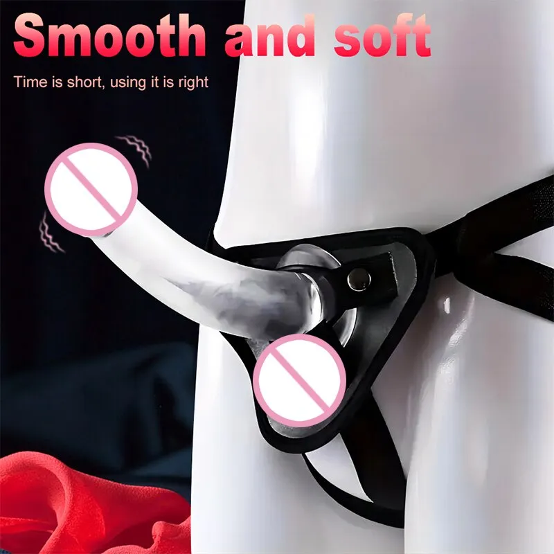 Men Strap On Dildo Panties Wearable Solid Penis Lengthen Sleeve Strapon Dildo Pants Harness Belt for Man Sex Toys For Woman Gay Sex Toys For Women cb5feb1b7314637725a2e7: L|M|Purple