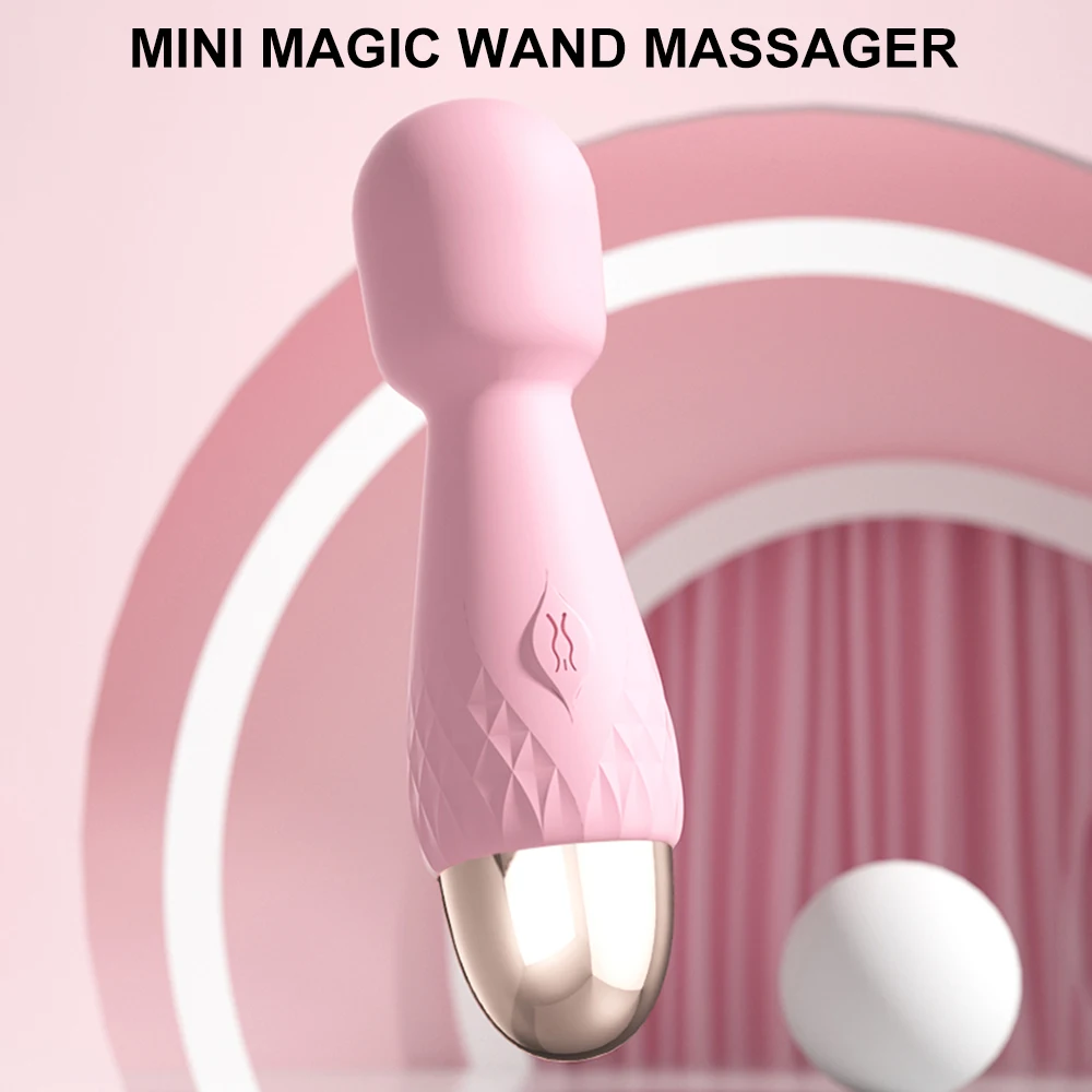 Mini Powerful Vibrator Sex Toys for Woman AV Magic Wand Vibrators Clitoris Stimulator Masturbator Dildo Erotic Toys for Adult 18 Vibrators cb5feb1b7314637725a2e7: Black No Box|Black with Box|Pink No Box|Pink with Box