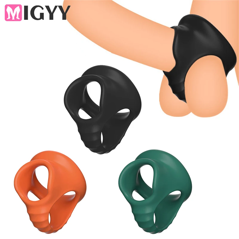 Newest Cock Ring Penis Ring SM Scrotal Bind Chastity Cage For Men Longer And Harder Erection Delay Ejaculation Toy on Couple Sex Sex Toys For Couple 1ef722433d607dd9d2b8b7: China