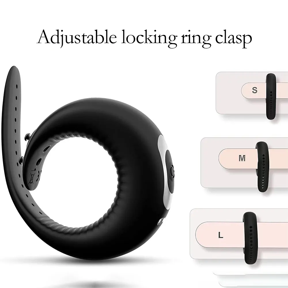 Penis Ring Vibrator Adjustable Vibrating Ring Delay Ejaculation Enlargement Erection Masturbator Adult Sex Toy For Men Sex Toys For Women 1ef722433d607dd9d2b8b7: China