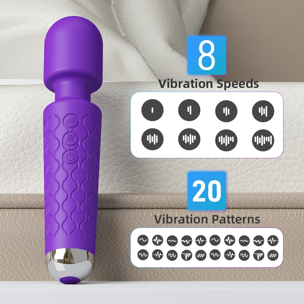 Powerful Clitoris Vibrators USB Recharge AV Vibrator Massager Sexual Wellness Erotic Sex Toys for Women Adult Product G Spot Sex Toys For Couple 1ef722433d607dd9d2b8b7: China