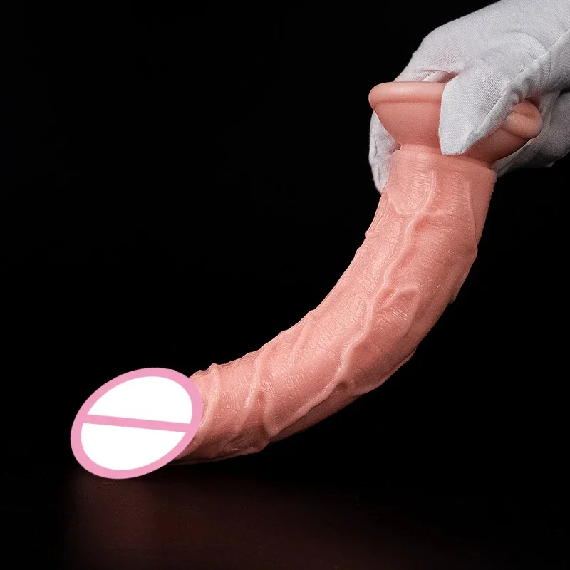 Realistic Dildo Skin Feeling Sex Toys for Women Big Penis with Suction Cup Female Masturbator Anal Sex Product Dildos cb5feb1b7314637725a2e7: L|M|S|XS|XXS