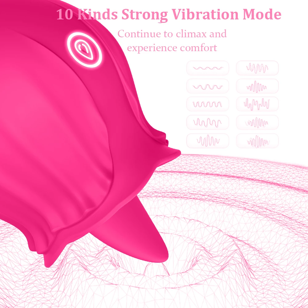 Rose Sex Toy Tongue Licking Clit Stimulation Nipple Vibration Massage Blowjob Vibrator G Spot Masturbation Female Adult Products Sex Toys For Women cb5feb1b7314637725a2e7: Dark Pink Box|Pink Box|Purple - box|Red Box