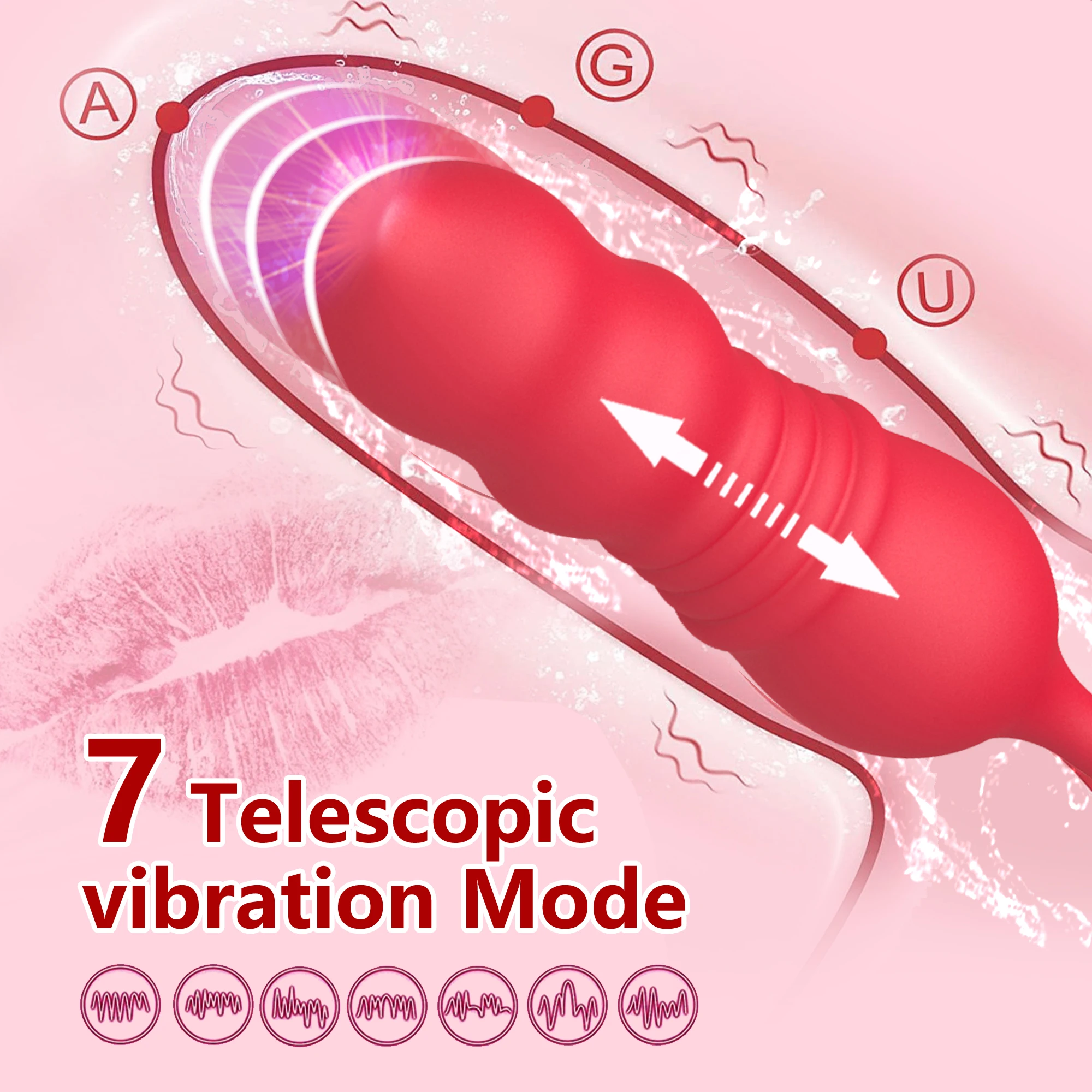Rose Sex Toys Dildo Vibrator Oral Tongue Licking with Thrusting Vibrating Kiss G Spot Clitoris Nipple Stimulator Female Orgasm Trending Now cb5feb1b7314637725a2e7: mouth|Mouth with Tail