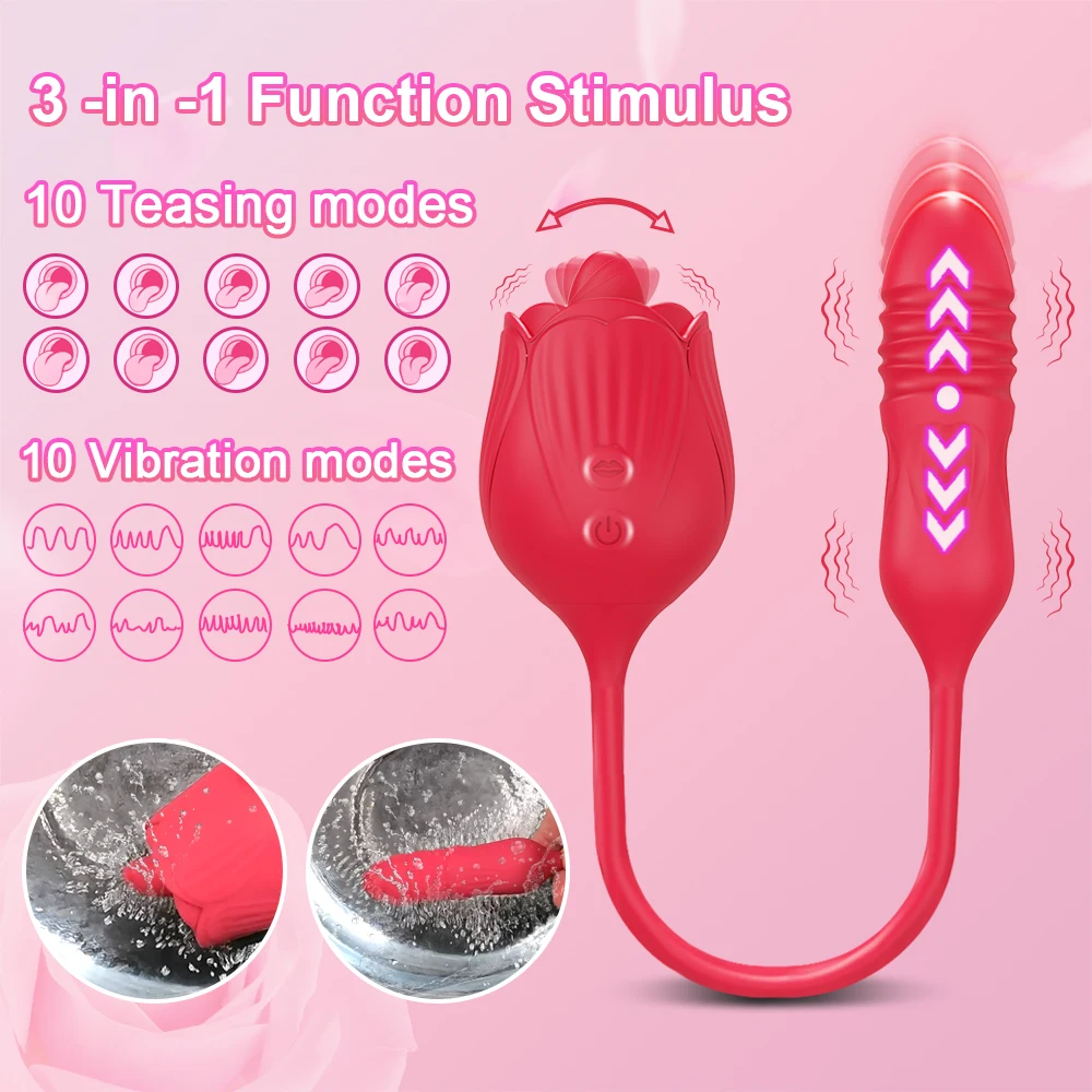 Rose Toy Dildo Thrusting Vibrator for Women Egg Clitoris Sucker Stimulator Tongue Licking Adults Goods Sucking Sex Toys Female Trending Now cb5feb1b7314637725a2e7: GM23P-Blue|GM23P-Blue Box|GM23P-Purple|GM23P-Purple Box|GM23P-Red|GM23P-Red Box