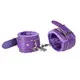 Purple handcuffs