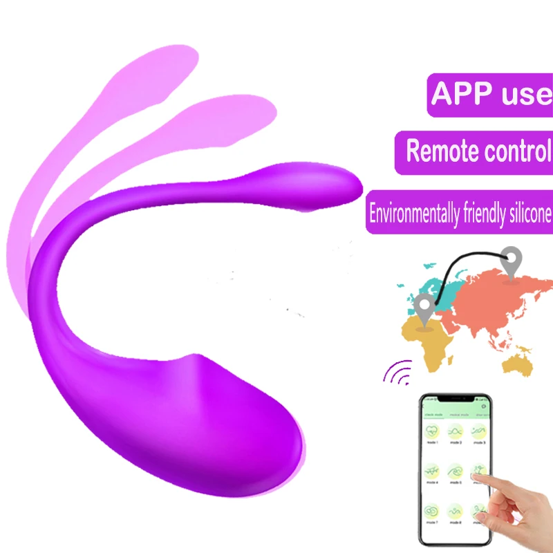 Sex Toy APP Smart Phone Wireless Control 10 Frequency Vibration Clitoris G Spot Lady Sex Toy Lady Wearable Dildo Adult Sex Toys Best Sellers cb5feb1b7314637725a2e7: Purple APP No box|Purple APP with box|Rose APP No box|Rose APP with box