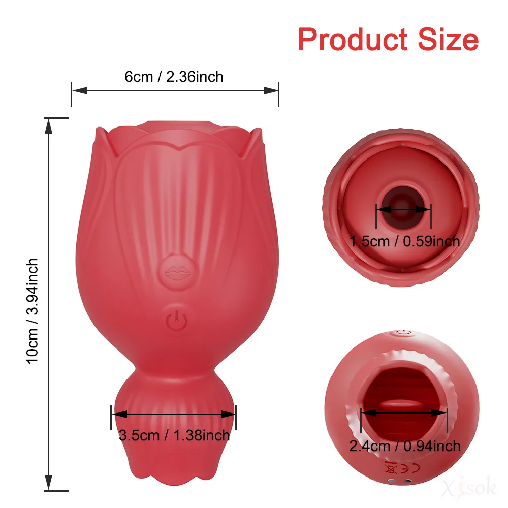 Sucking Rose Tongue Licking Vibrator for Women Clitoris Stimulator Oral Nipple Vacuum Clit Sucker Female Sex Toys for Adults Sex Toys For Women cb5feb1b7314637725a2e7: GM23X-RD|GM23X-RD-Box|GM38-RD|GM38-RD-BOX