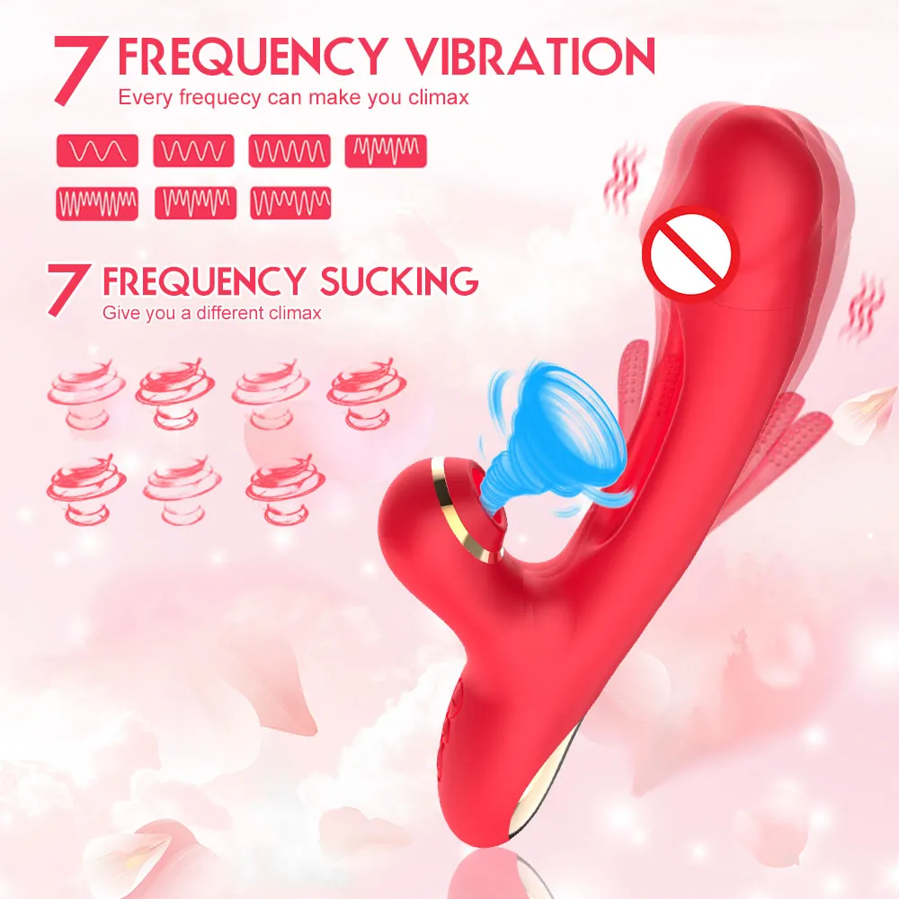 Tapping Patting Sucking Vibrator for Women Clit Sucker G-spot Clitoris Stimulator 21 Modes 3 in 1 Sex Toy Female Adults Goods Vibrators 1ef722433d607dd9d2b8b7: China