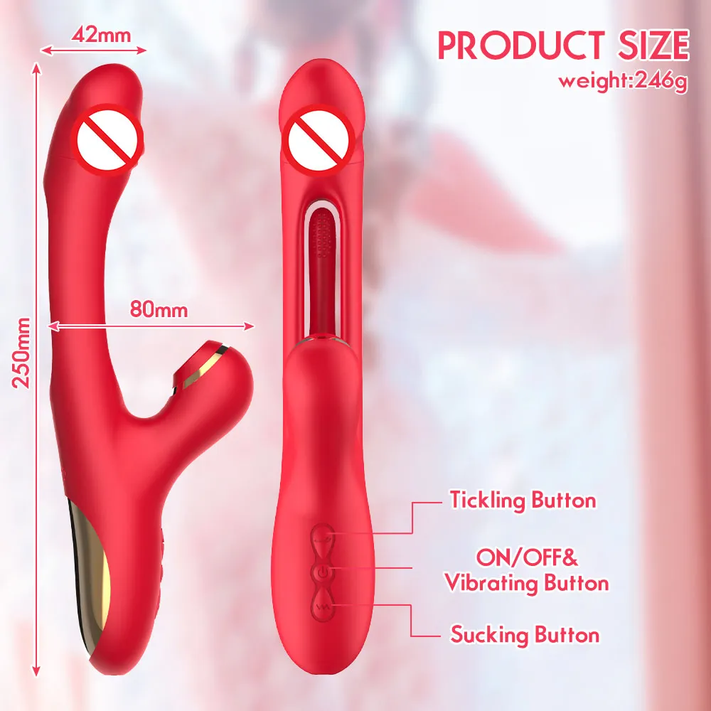 Tapping Patting Sucking Vibrator for Women Clit Sucker G-spot Clitoris Stimulator 21 Modes 3 in 1 Sex Toy Female Adults Goods Vibrators 1ef722433d607dd9d2b8b7: China