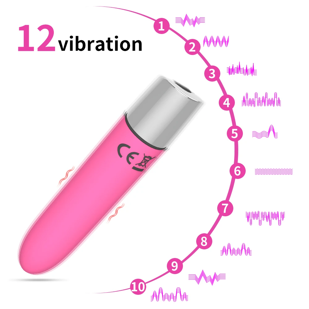 USB Charge Powerful Bullet Vibrator Dildo Sex Toys for Women Anal Clitoral Stimulator Erotic vibrator Adult Sex Toy shop 18 Vibrators cb5feb1b7314637725a2e7: Black-1PC-Box|Pink-1PC-Box