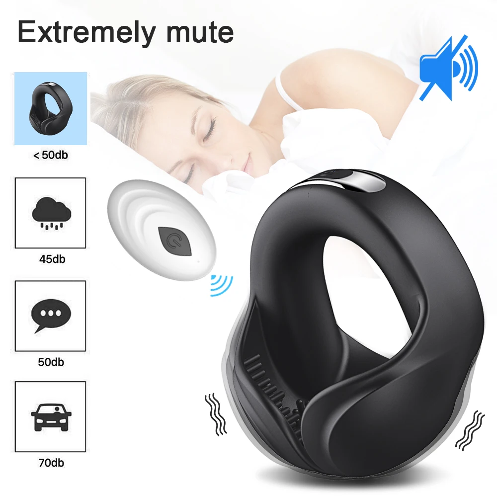 Vibrator Wireless Remote Control Cock Penis Ring Delay Ejaculation Erection Scrotum Stimulator Adult Sex Toy for Man Masturbator Sex Toys For Men cb5feb1b7314637725a2e7: Only Vibrator|Remote Control