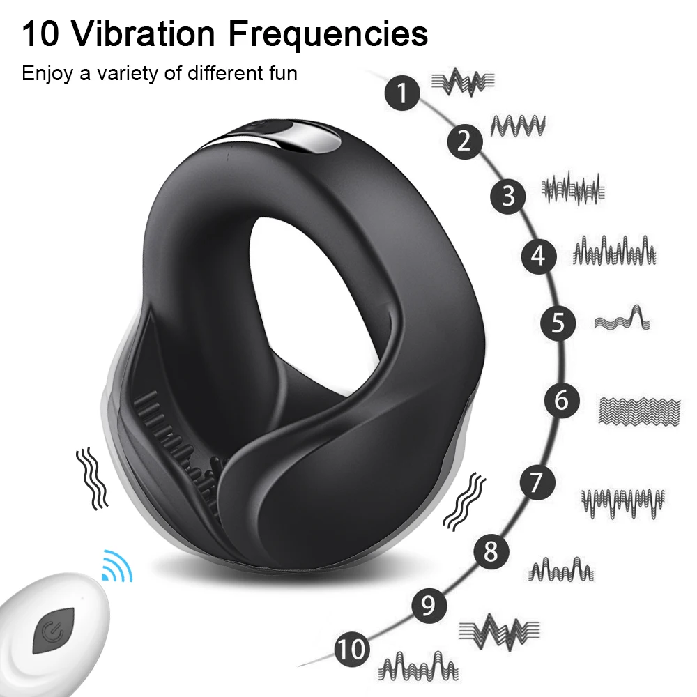 Vibrator Wireless Remote Control Cock Penis Ring Delay Ejaculation Erection Scrotum Stimulator Adult Sex Toy for Man Masturbator Sex Toys For Men cb5feb1b7314637725a2e7: Only Vibrator|Remote Control