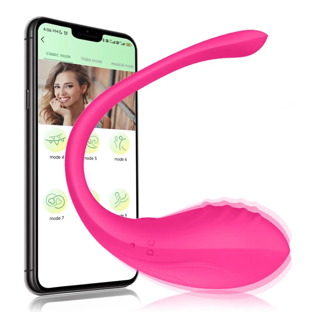 Wireless App Remote Control Vibrator Bluetooth Clit Stimulate G Spot Dildo Wear Vibrating Egg Panties Sex Toys for Women Adults Vibrators cb5feb1b7314637725a2e7: Purple with Box|Red|Red With Box|Violet