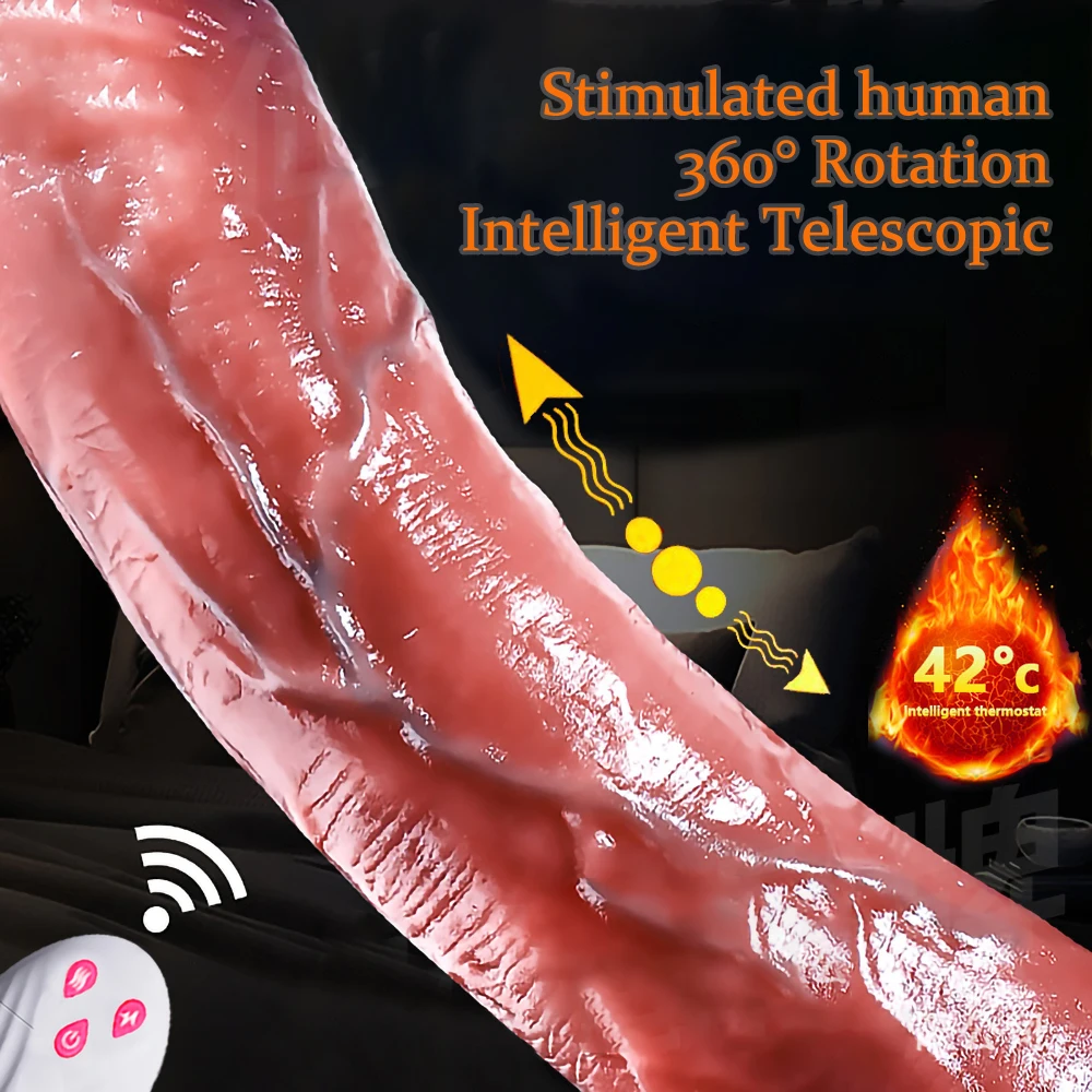 Wireless Remote Control Dildo Female Masturbation Sex Toys Telescoping Vibrator Vagina Anal Stimulator for Women Realistic Penis Dildos cb5feb1b7314637725a2e7: 18CM-Wireless -Box|19CM-Wireless -Box
