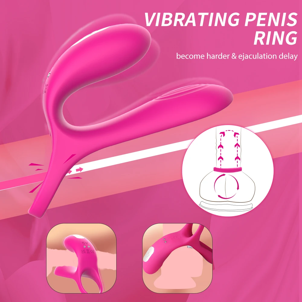 Wireless Remote Control Penis Ring Vibrator Delayed Ejaculation Cock Ring G-Spot Vaginal Stimulator Erotic Sex Toys for Couple Sex Toys For Couple 1ef722433d607dd9d2b8b7: China