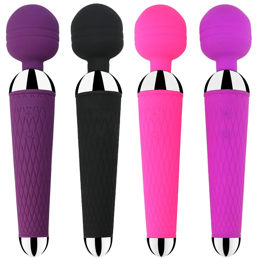 G Spot Dildo Vibrator for Women Magic Wand Waterproof AV Stick Female Vagina Clitoris Massager Sex Toys 18 Adult Erotic Products Vagina Balls cb5feb1b7314637725a2e7: Black|Dark Purple|Pink|Purple