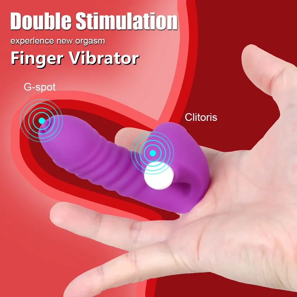 Tongue vibrator G-spot stimulation erotic finger condom couple wear flirting supplies female masturbator sex toys Vagina Balls cb5feb1b7314637725a2e7: Black|Blue|Pink|Purple|Rose Red